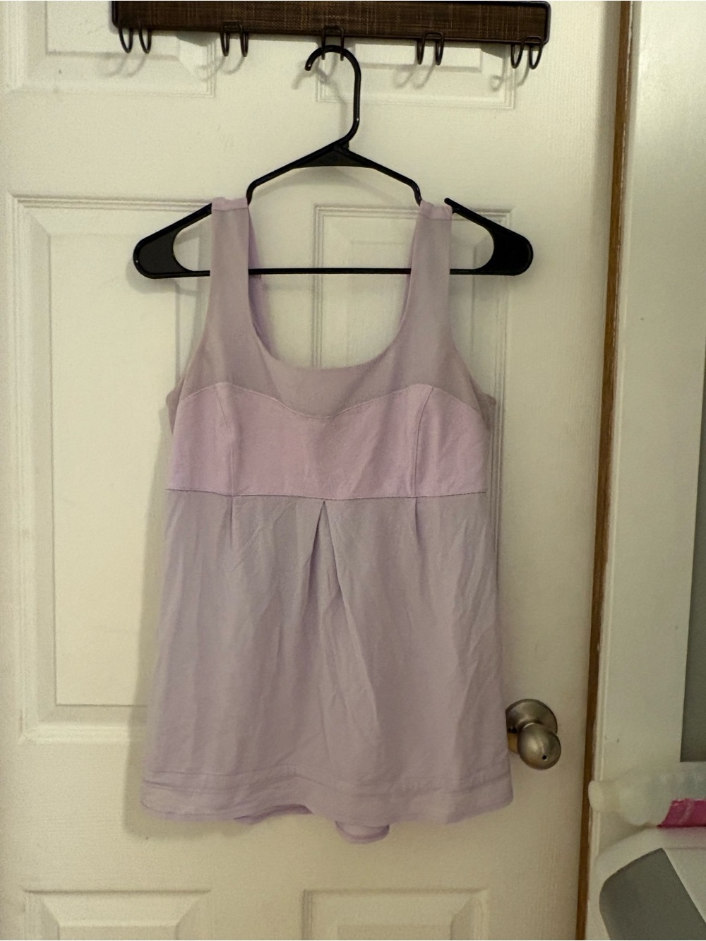 lululemon elevate athletica Light Lavender Scoop Neck Tank